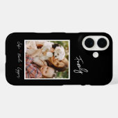 家族のスマホケース - 名前入りカスタマイズケース Case-Mate iPhoneケース (裏面 (横))