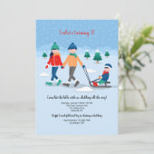 家族のスレッジング招待状 招待状 (スタンド正面)