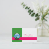 家族のセラピストの名刺 名刺 (スタンド正面)