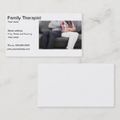 家族のセラピストの名刺 名刺 (正面/裏面)
