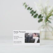 家族のセラピストの名刺 名刺 (スタンド正面)