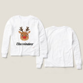 家族のトナカイ マッチング マグカップ (デザイン 正面&背面)