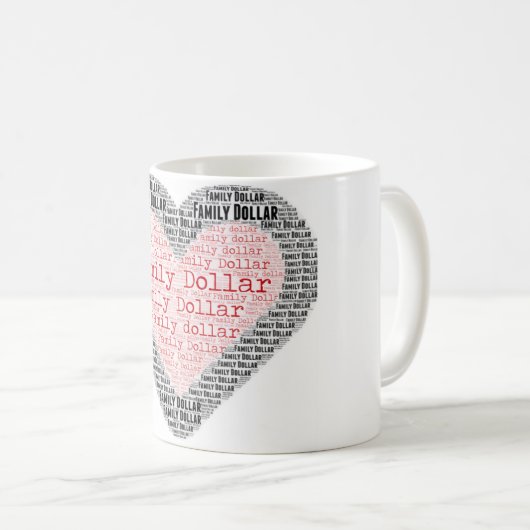 家族のドルのマグ コーヒーマグカップ (正面右)