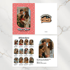 家族のハイライト レトロ「一年を振り返る」写真 シーズンカード