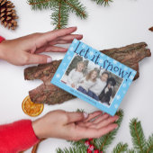 家族のハッピーホリデーズクリスマスフォトカード シーズンカード