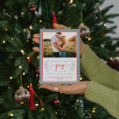 家族のハッピーホリデーズクリスマスフォトカード シーズンカード