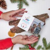 家族のハッピーホリデーズクリスマスフォトカード シーズンカード