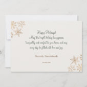 家族のハッピー ホリデー カード (裏面)