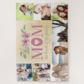 家族のハートの母数々のさん ジグソーパズル (縦)