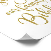 家族のバイブルにサイン結婚しよう ポスター (角)