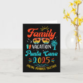 家族のバケーション2025プンタカナ カード (黄色い花)