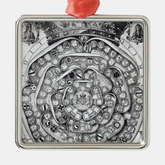 家族のバラの連合 メタルオーナメント (正面)