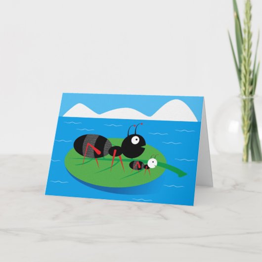 家族のバレンタインデーのカード シーズンカード (正面)