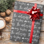 家族のパタモダンーンでクリスマスをお祝い ラッピングペーパー