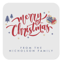 家族のパーソナライズされたクリスマス