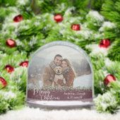 家族のパーソナライズされた写真犬メリークリスマス (クリスマス)