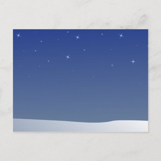 家族のパーティーはクリスマスの冬を保存 案内ポストカード (裏面)