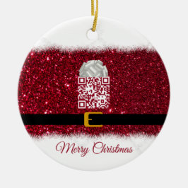 家族のビデオと写真 – クリスマスユニーク- セラミックオーナメント