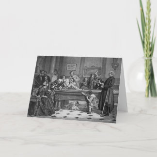 家族のビリヤード1891 カード