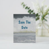 家族のビーチバケーション Save Date 年間夏の旅 招待状 (スタンド正面)