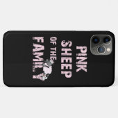 家族のピンクのヒツジ Case-Mate iPhoneケース (裏面(横))