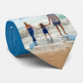 家族のフォトネックタイカスタム文字と色 ネクタイ (ロール)