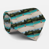 家族のプールサイドアートが大好き ネクタイ (ロール)