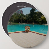 家族のプールサイドアートが大好き 缶バッジ (正面&裏面)