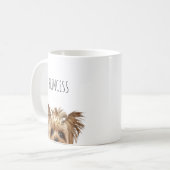 家族のペットの写真 コーヒーマグカップ (正面左)