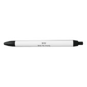 家族のペンを使って 黒ボールペン (正面)