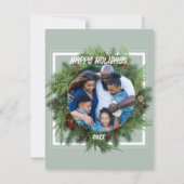 家族のホリデーカード カスタムテンプレート シーズンカード (正面)
