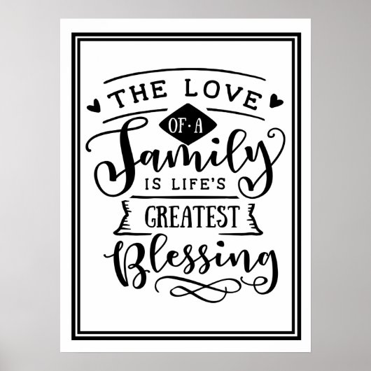 家族のポスターの愛 ポスター (正面)