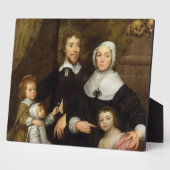 家族のポートレート、おそらくリチャード・スターの フォトプラーク (側面)