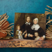 家族のポートレート、おそらくリチャード・スターの フォトプラーク (側面)