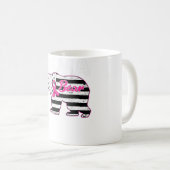 家族のマッチングTee Mama胸がん患者 コーヒーマグカップ (正面右)