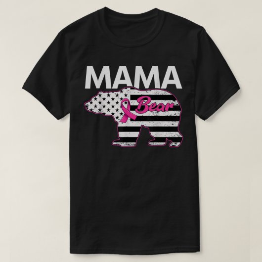 家族のマッチングTee Mama胸がん患者 Tシャツ (デザイン正面)