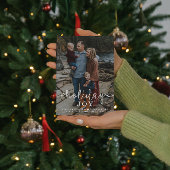 家族のメリー休日のクリスマスフォトカード シーズンカード