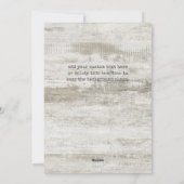 家族のモダンクリスマスのミニマル写真 シーズンカード (裏面)