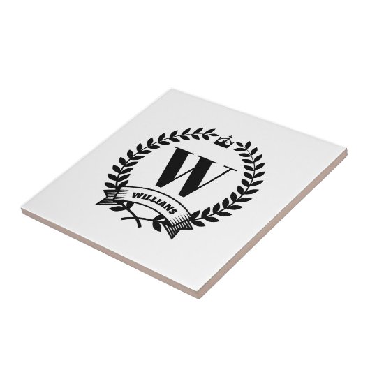 家族のモノグラム タイル (側面)