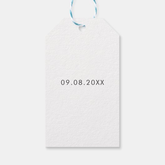 家族のラベルKraftに愛を加える ギフトタグ (裏面)