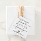 家族のラベルKraftに愛を加える フェイバータグ (インサイチュ)