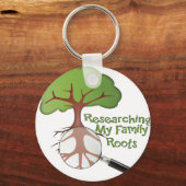 家族のルーツを調べる キーホルダー (正面)