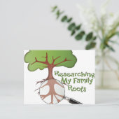 家族のルーツを調べる ポストカード (スタンド正面)