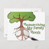 家族のルーツを調べる ポストカード (正面/裏面)
