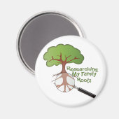 家族のルーツを調べる マグネット (正面/裏面)