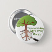 家族のルーツを調べる 缶バッジ (正面&裏面)