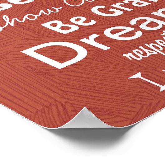 家族のルール、幸せな家族のためのインスピレーション!レッド ポスター (角)