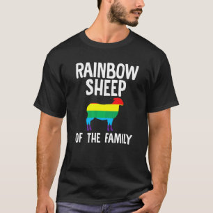 家族のレインボーシープズバイセクシャル同性愛者Ga Tシャツ