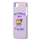 家族のレインボー・ヒツジ Case-Mate iPhoneケース (裏面左)