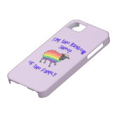 家族のレインボー・ヒツジ Case-Mate iPhoneケース (下部)